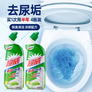 17.9元 超威旗舰店强效除垢洁厕灵液500g*4瓶(0Yax2qISeac)/