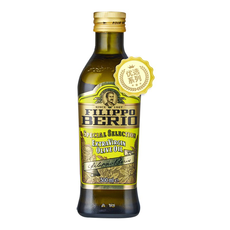翡丽百瑞 优选特级初榨橄榄油 500ml *3件 89元（合29.67元/件）