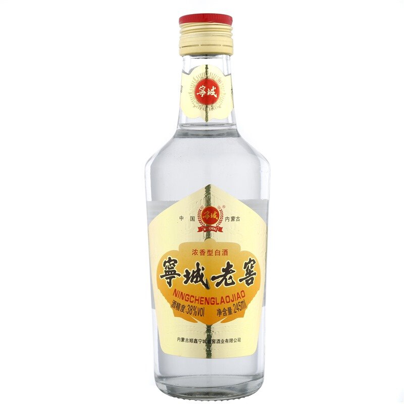宁城老窖 传奇经典 38度 普老窖 纯粮酿造 245ml 单瓶装 浓香型白酒