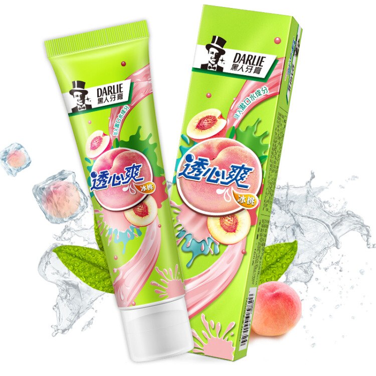 DARLIE 黑人 透心爽冰桃牙膏 160g *2件 17.75元（需用券，合8.88元/件）