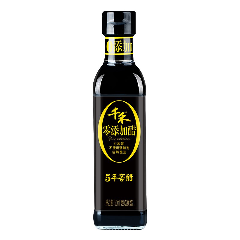 【京东】千禾 醋 零添加窖醋5年 酿造食醋 不加防腐剂 150京东价： 1.00