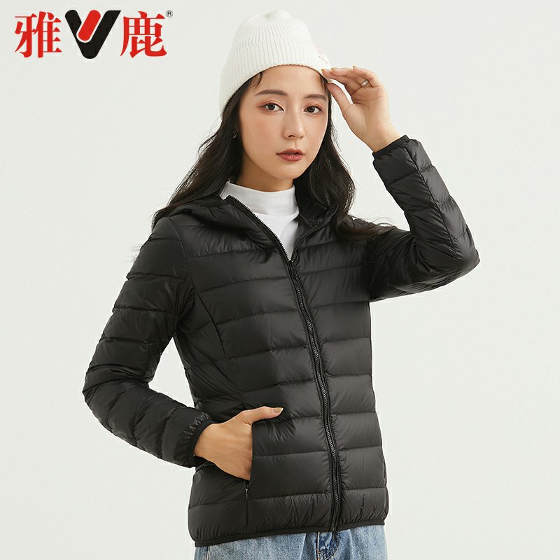 89元  ％90鸭绒雅鹿新款连帽羽绒服(mqL7cT3X4Ev)/