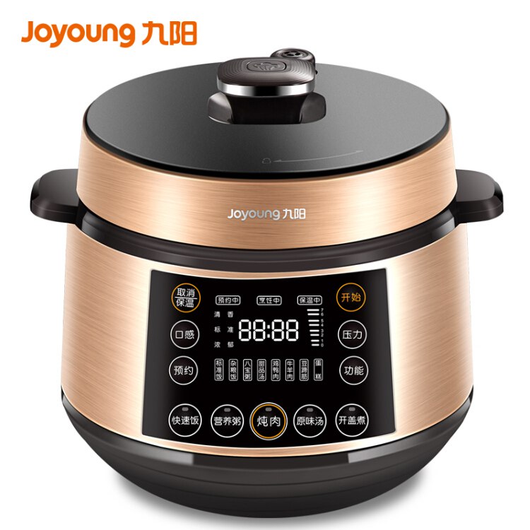 九阳（Joyoung）电压力锅 家用压力煲 电高压锅 一锅双胆 特色开盖煮 6L Y-60C810 