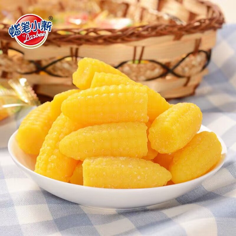 0点开始 领券后 9.8元【蜡笔小新食品旗舰店】阳光粟米玉米软糖518g*1袋)XbTG2yKxA0t)/ CZ11/小时候总是吃不过瘾的玉米糖！