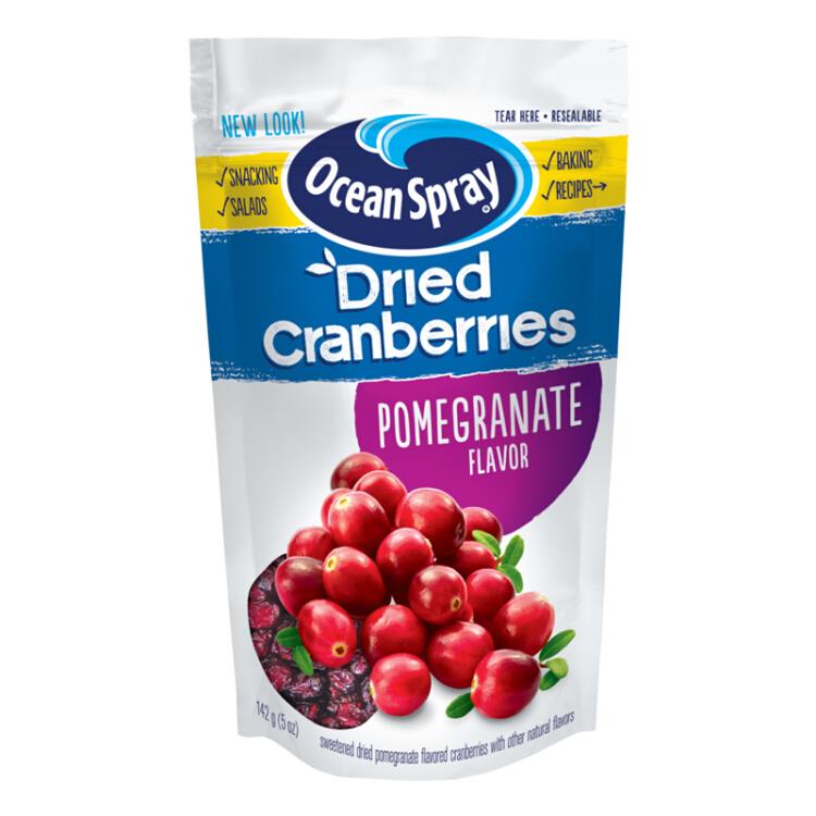 智利进口优鲜沛（Ocean Spray）蔓越莓干 石榴味142g（蛋糕/面包/饼干烘焙原料）  