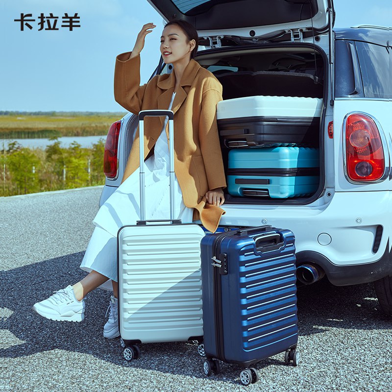 0点后下单 先领券145元【卡拉羊官方旗舰店】大容量静音万向轮行李箱24寸￥TCb72VuZuPm￥/
