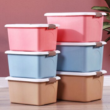 大号家用收纳箱 三色混装 (10L+10L+10L)