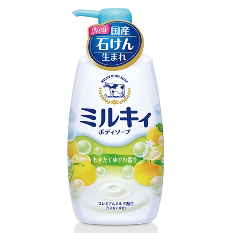 京东国际 日本牛乳石碱（COW）滋润保湿沐浴露 柚子味 550ml