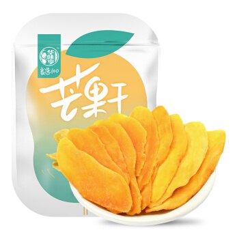 华味亨 芒果干100g/袋 休闲食品 零食 蜜饯 果干 小吃 办公零食 