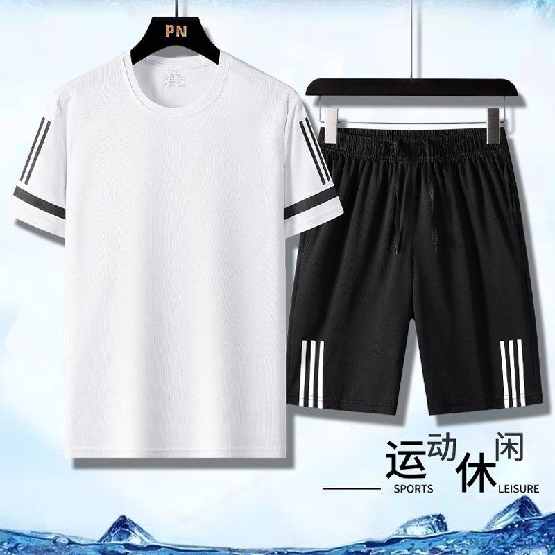 0点开始 24.9元夏季男士运动速干休闲2件套(ZRrX2pNNSAZ)/