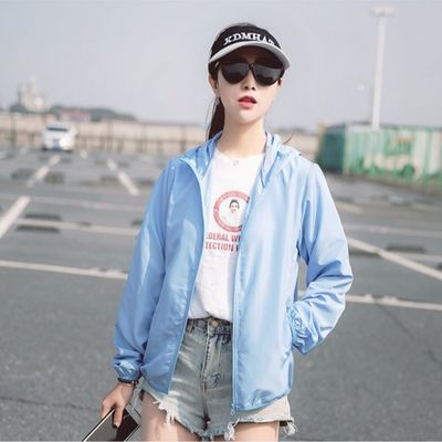 冰丝防晒衣女2020夏新款宽松轻便丝滑外套长袖防晒衣薄透气防晒服7.9元