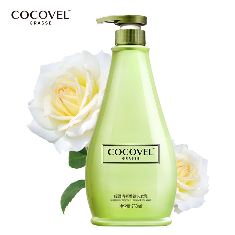 cocovel蔻露薇 洗发水绿野清新淡香氛洗发露淡香水型750ml 