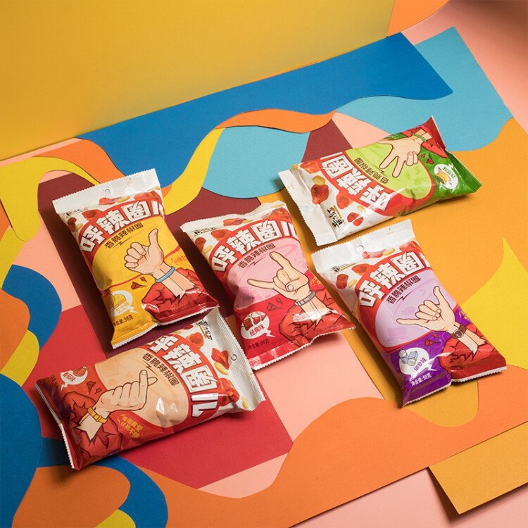 黄飞红 呼辣圈香脆麻辣花生 下酒菜