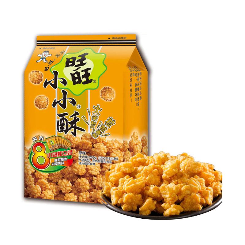 旺旺 小小酥 休闲膨化 原味 200g，安徽地区6.9，3件8折买3件15.5