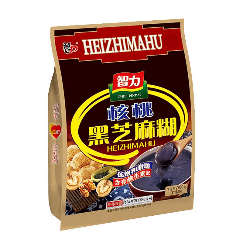 【京东自营】智力核桃黑芝麻糊700g（内含17小包）Plus报价：24.8元/件