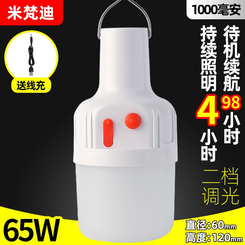 led夜市灯摆摊地摊应急充电灯原价6.8元，券后5.8元起 (qWVy1Kv4q6Z)