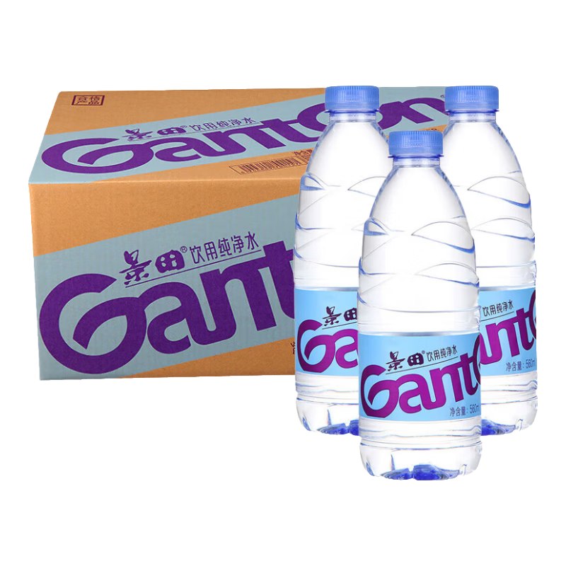 景田 饮用纯净水 360ml*24瓶