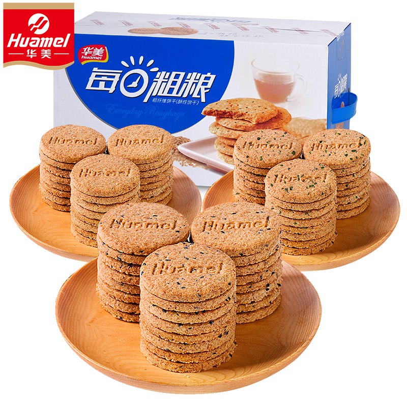华美粗粮饼干代餐饼干1050g  (KAgS1w6NUpe)    16.9亓