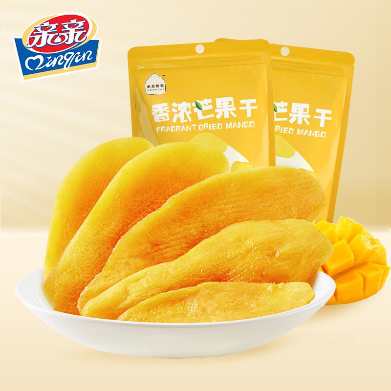 【京东】亲亲 芒果干厚切100g蜜饯果脯水果干休闲零食