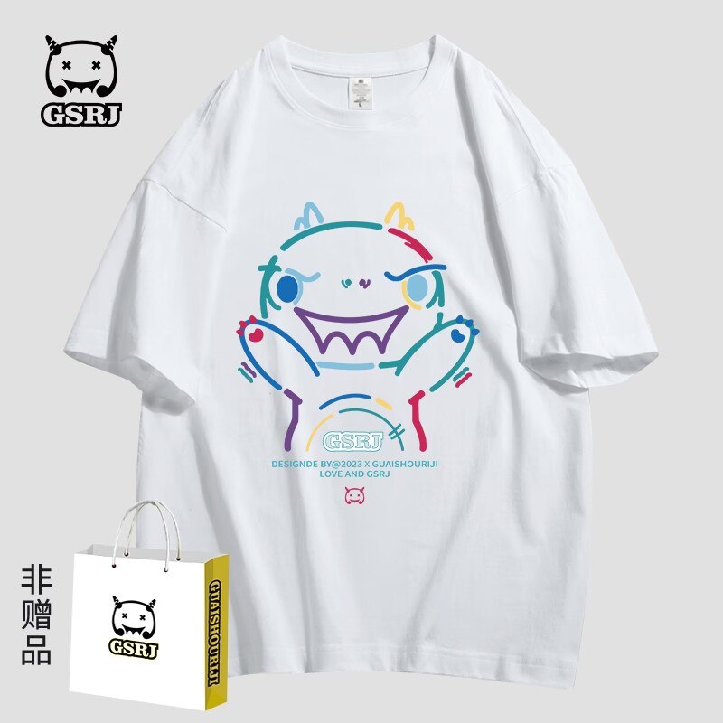 39.9元 怪兽日记小恶魔联名款纯棉T恤)FwM6dM1uVWR)/ CZ11//
