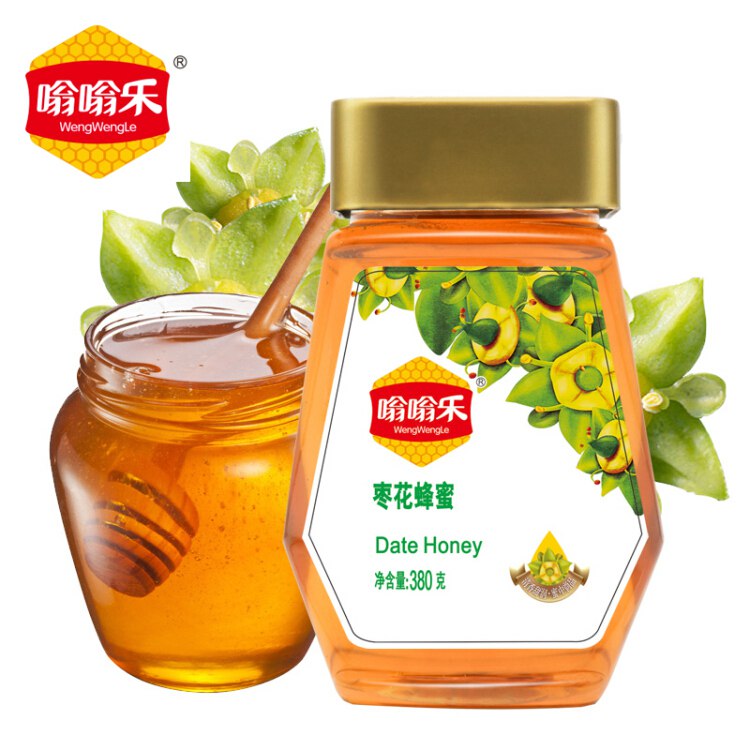 【M京东】 到手 19.9元嗡嗡乐枣花蜂蜜欧盟有机认证零添加土蜂蜜380g*2件 