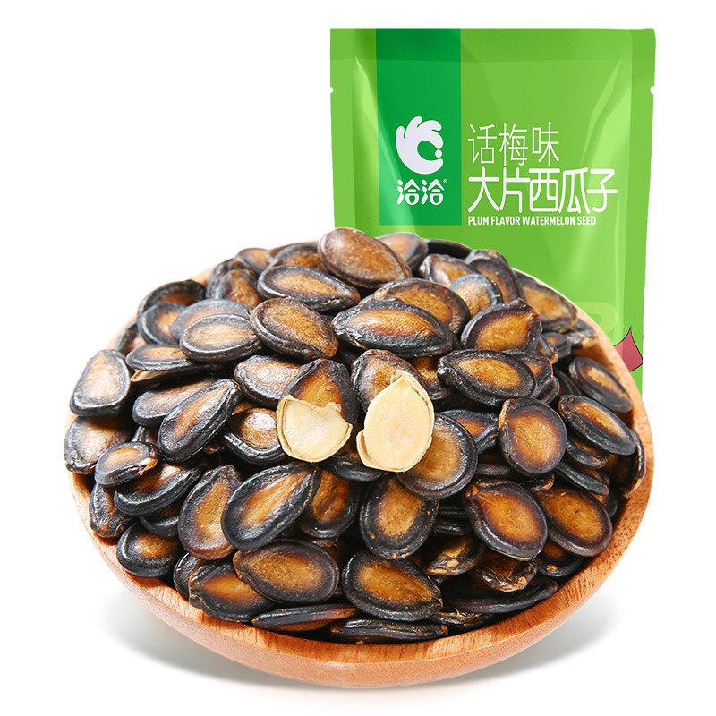 洽洽 话梅味西瓜子 大片黑瓜子180g