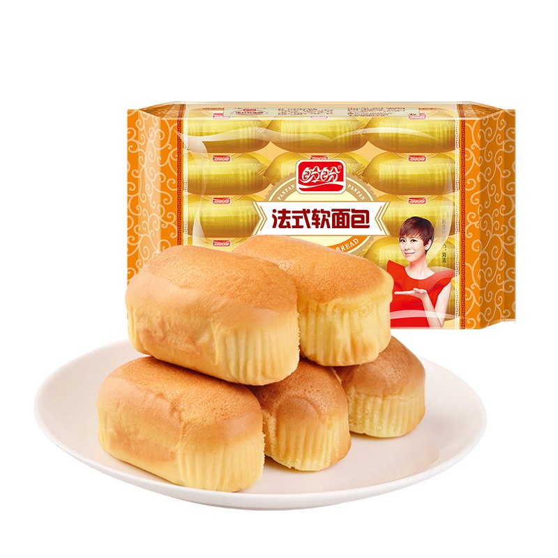 【京东】盼盼 法式软面包 香橙味 300g（内装15枚）